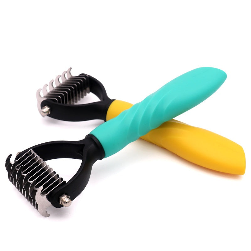 LumaLint Dual-Sided Dematting Rake for Dogs & Cats