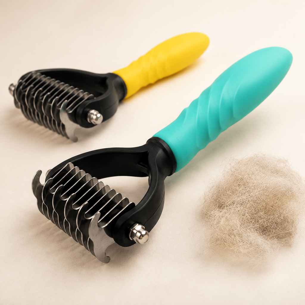 LumaLint Dual-Sided Dematting Rake for Dogs & Cats