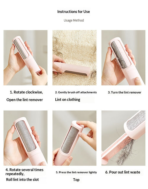 How to use and empty the LumaLint reusable pet hair remover