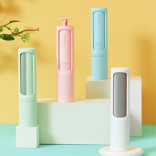 LumaLint reusable pet hair removers available in White, Blue, Green and Pink